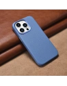 Kup Case iCarer Litchi Premium Leder MagSafe Apple iPhone 14 Pro Max hellblau - ICR378 - {ean13} - Sklep Home Screen