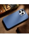 Kup Case iCarer Litchi Premium Leder MagSafe Apple iPhone 14 Pro Max hellblau - ICR378 - {ean13} - Sklep Home Screen