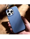 Kup Case iCarer Litchi Premium Leder MagSafe Apple iPhone 14 Pro Max hellblau - ICR378 - {ean13} - Sklep Home Screen