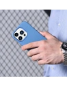 Kup Case iCarer Litchi Premium Leder MagSafe Apple iPhone 14 Pro Max hellblau - ICR378 - {ean13} - Sklep Home Screen