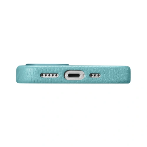 Kup Etui iCarer Litchi Premium Leather MagSafe Apple iPhone 14 Pro Max zöld - ICR379 - {ean13} - Sklep Home Screen