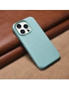 Kup Etui iCarer Litchi Premium Leather MagSafe Apple iPhone 14 Pro Max zöld - ICR379 - {ean13} - Sklep Home Screen