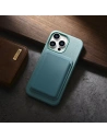 Kup Etui iCarer Litchi Premium Leather MagSafe Apple iPhone 14 Pro Max zöld - ICR379 - {ean13} - Sklep Home Screen