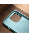 Kup Etui iCarer Litchi Premium Leather MagSafe Apple iPhone 14 Pro Max zöld - ICR379 - {ean13} - Sklep Home Screen