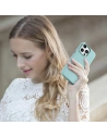 Kup Case iCarer Litchi Premium Leder MagSafe Apple iPhone 14 Pro Max grün - ICR379 - {ean13} - Sklep Home Screen