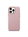Etui iCarer Litchi Premium Bőr MagSafe Apple iPhone 14 Pro Max rózsaszín