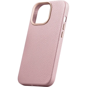 Kup Etui iCarer Litchi Premium Leather MagSafe Apple iPhone 14 Pro Max růžový - ICR380 - {ean13} - Sklep Home Screen