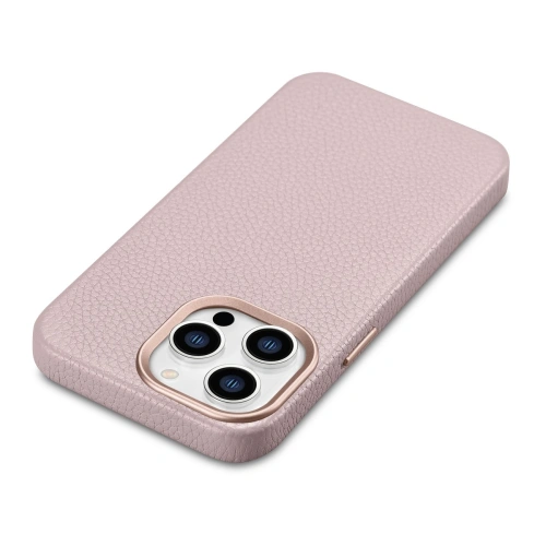 Kup Case iCarer Litchi Premium Leder MagSafe Apple iPhone 14 Pro Max rosa - ICR380 - {ean13} - Sklep Home Screen