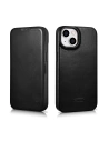 Kup Case iCarer CE Oil Wax Premium Leather Folio MagSafe Apple iPhone 14 schwarz - ICR381 - {ean13} - Sklep Home Screen