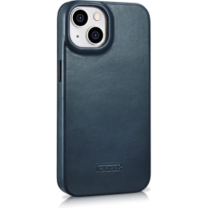 Kup Husă iCarer CE Oil Wax Premium Leather Folio MagSafe Apple iPhone 14 albastru - ICR383 - {ean13} - Sklep Home Screen
