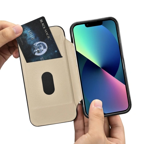 Kup Etui iCarer CE Oil Wax Premium Leather Folio MagSafe Apple iPhone 14 Pro černé - ICR385 - {ean13} - Sklep Home Screen