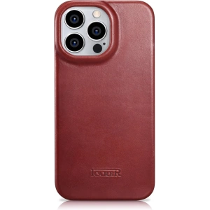 Kup Etui iCarer CE Oil Wax Premium Leather Folio MagSafe Apple iPhone 14 Pro červený - ICR388 - {ean13} - Sklep Home Screen