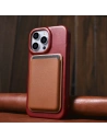 Buy iCarer CE Oil Wax Premium Leather Folio MagSafe Apple iPhone 14 Pro red - ICR388 - {ean13} - Home Screen Store Europe