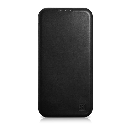 Kup Case iCarer CE Oil Wax Premium Leather Folio MagSafe Apple iPhone 14 Plus / 15 Plus schwarz - ICR389 - {ean13} - Sklep Home Screen