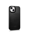 Kup Case iCarer CE Oil Wax Premium Leather Folio MagSafe Apple iPhone 14 Plus / 15 Plus schwarz - ICR389 - {ean13} - Sklep Home Screen