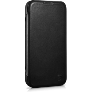 Kup Etui iCarer CE Oil Wax Premium Leather Folio MagSafe Apple iPhone 14 Plus / 15 Plus černé - ICR389 - {ean13} - Sklep Home Screen
