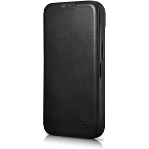 Kup Etui iCarer CE Oil Wax Premium Leather Folio MagSafe Apple iPhone 14 Plus / 15 Plus černé - ICR389 - {ean13} - Sklep Home Screen