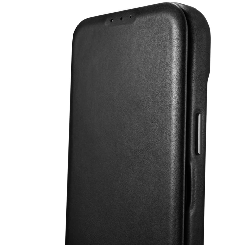 Kup Case iCarer CE Oil Wax Premium Leather Folio MagSafe Apple iPhone 14 Plus / 15 Plus schwarz - ICR389 - {ean13} - Sklep Home Screen