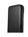 Kup Case iCarer CE Oil Wax Premium Leather Folio MagSafe Apple iPhone 14 Plus / 15 Plus schwarz - ICR389 - {ean13} - Sklep Home Screen
