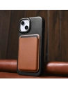 Kup Case iCarer CE Oil Wax Premium Leather Folio MagSafe Apple iPhone 14 Plus / 15 Plus schwarz - ICR389 - {ean13} - Sklep Home Screen