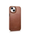 Kup Case iCarer CE Oil Wax Premium Leder Folio MagSafe Apple iPhone 14 Plus / 15 Plus braun - ICR390 - {ean13} - Sklep Home Screen