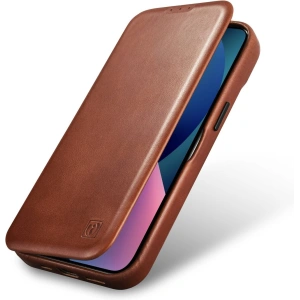 Kup Etui iCarer CE Oil Wax Premium Leather Folio MagSafe Apple iPhone 14 Plus / 15 Plus hnědá - ICR390 - {ean13} - Sklep Home Screen