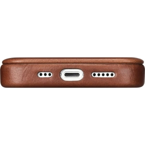 Kup Etui iCarer CE Oil Wax Premium Leather Folio MagSafe Apple iPhone 14 Plus / 15 Plus hnědá - ICR390 - {ean13} - Sklep Home Screen