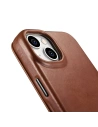 Kup Case iCarer CE Oil Wax Premium Leder Folio MagSafe Apple iPhone 14 Plus / 15 Plus braun - ICR390 - {ean13} - Sklep Home Screen