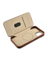 Kup Case iCarer CE Oil Wax Premium Leder Folio MagSafe Apple iPhone 14 Plus / 15 Plus braun - ICR390 - {ean13} - Sklep Home Screen