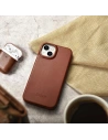 Kup Case iCarer CE Oil Wax Premium Leder Folio MagSafe Apple iPhone 14 Plus / 15 Plus braun - ICR390 - {ean13} - Sklep Home Screen