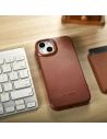 Kup Case iCarer CE Oil Wax Premium Leder Folio MagSafe Apple iPhone 14 Plus / 15 Plus braun - ICR390 - {ean13} - Sklep Home Screen