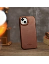 Kup Case iCarer CE Oil Wax Premium Leder Folio MagSafe Apple iPhone 14 Plus / 15 Plus braun - ICR390 - {ean13} - Sklep Home Screen