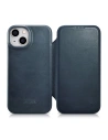 Kup Case iCarer CE Oil Wax Premium Leather Folio MagSafe Apple iPhone 14 Plus / 15 Plus blau - ICR391 - {ean13} - Sklep Home Screen