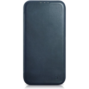 Kup Husă iCarer CE Oil Wax Premium Leather Folio MagSafe Apple iPhone 14 Plus / 15 Plus albastru - ICR391 - {ean13} - Sklep Home Screen