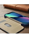 Kup Case iCarer CE Oil Wax Premium Leather Folio MagSafe Apple iPhone 14 Plus / 15 Plus blau - ICR391 - {ean13} - Sklep Home Screen