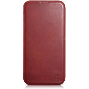 Kup Etui iCarer CE Oil Wax Premium Leather Folio MagSafe Apple iPhone 14 Plus / 15 Plus červené - ICR392 - {ean13} - Sklep Home Screen