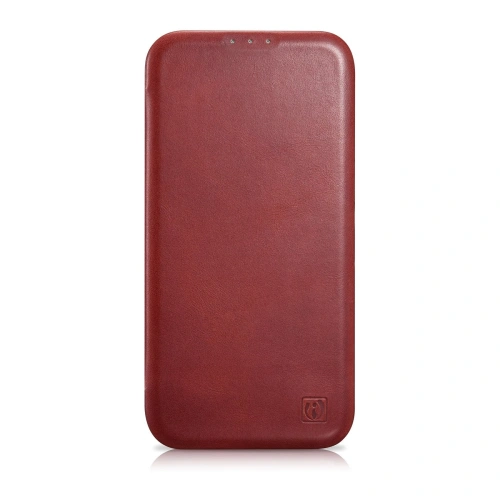 Buy iCarer CE Oil Wax Premium Leather Folio MagSafe Apple iPhone 14 Plus / 15 Plus red - ICR392 - {ean13} - Home Screen Store Europe