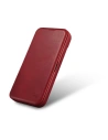 Kup Case iCarer CE Oil Wax Premium Leather Folio MagSafe Apple iPhone 14 Plus / 15 Plus rot - ICR392 - {ean13} - Sklep Home Screen