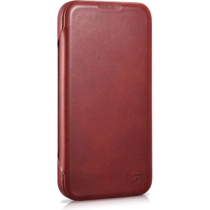 Kup Etui iCarer CE Oil Wax Premium Leather Folio MagSafe Apple iPhone 14 Plus / 15 Plus červené - ICR392 - {ean13} - Sklep Home Screen