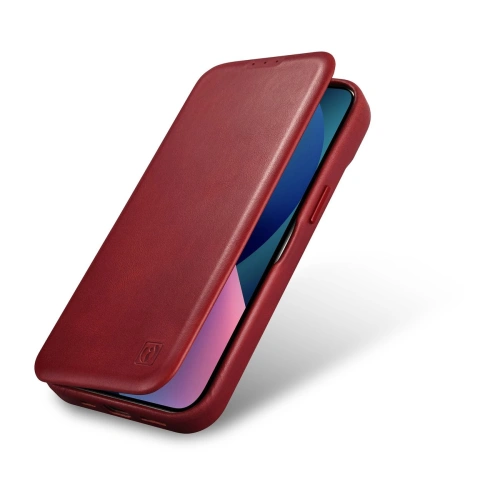 Buy iCarer CE Oil Wax Premium Leather Folio MagSafe Apple iPhone 14 Plus / 15 Plus red - ICR392 - {ean13} - Home Screen Store Europe