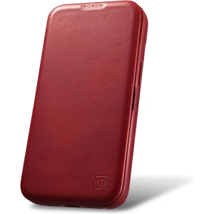 Kup Etui iCarer CE Oil Wax Premium Leather Folio MagSafe Apple iPhone 14 Plus / 15 Plus červené - ICR392 - {ean13} - Sklep Home Screen