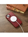 Buy iCarer CE Oil Wax Premium Leather Folio MagSafe Apple iPhone 14 Plus / 15 Plus red - ICR392 - {ean13} - Home Screen Store Europe