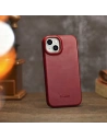 Buy iCarer CE Oil Wax Premium Leather Folio MagSafe Apple iPhone 14 Plus / 15 Plus red - ICR392 - {ean13} - Home Screen Store Europe