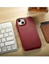 Buy iCarer CE Oil Wax Premium Leather Folio MagSafe Apple iPhone 14 Plus / 15 Plus red - ICR392 - {ean13} - Home Screen Store Europe