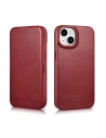 Buy iCarer CE Oil Wax Premium Leather Folio MagSafe Apple iPhone 14 Plus / 15 Plus red - ICR392 - {ean13} - Home Screen Store Europe