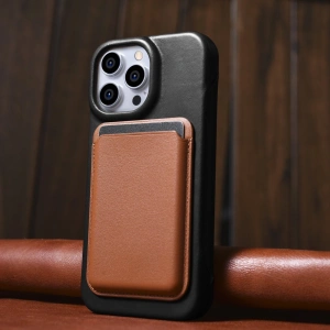 Kup Etui iCarer CE Oil Wax Premium Leather Folio MagSafe Apple iPhone 14 Pro Max černé - ICR393 - {ean13} - Sklep Home Screen