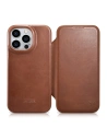 Kup Etui iCarer CE Oil Wax Premium Leather Folio MagSafe Apple iPhone 14 Pro Max hnědá - ICR394 - {ean13} - Sklep Home Screen