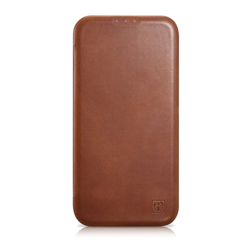 Kup Etui iCarer CE Oil Wax Premium Leather Folio MagSafe Apple iPhone 14 Pro Max hnědá - ICR394 - {ean13} - Sklep Home Screen