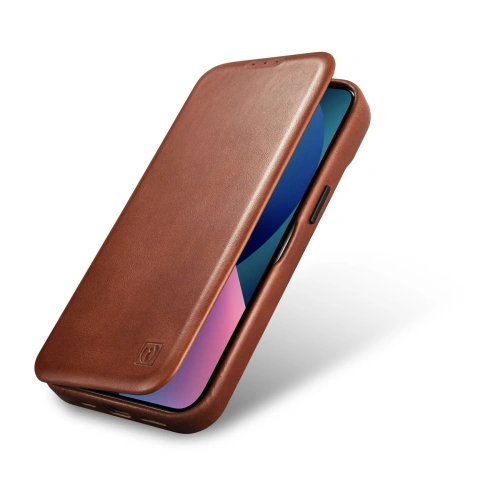 Kup Etui iCarer CE Oil Wax Premium Leather Folio MagSafe Apple iPhone 14 Pro Max hnědá - ICR394 - {ean13} - Sklep Home Screen
