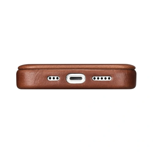 Kup Etui iCarer CE Oil Wax Premium Leather Folio MagSafe Apple iPhone 14 Pro Max hnědá - ICR394 - {ean13} - Sklep Home Screen